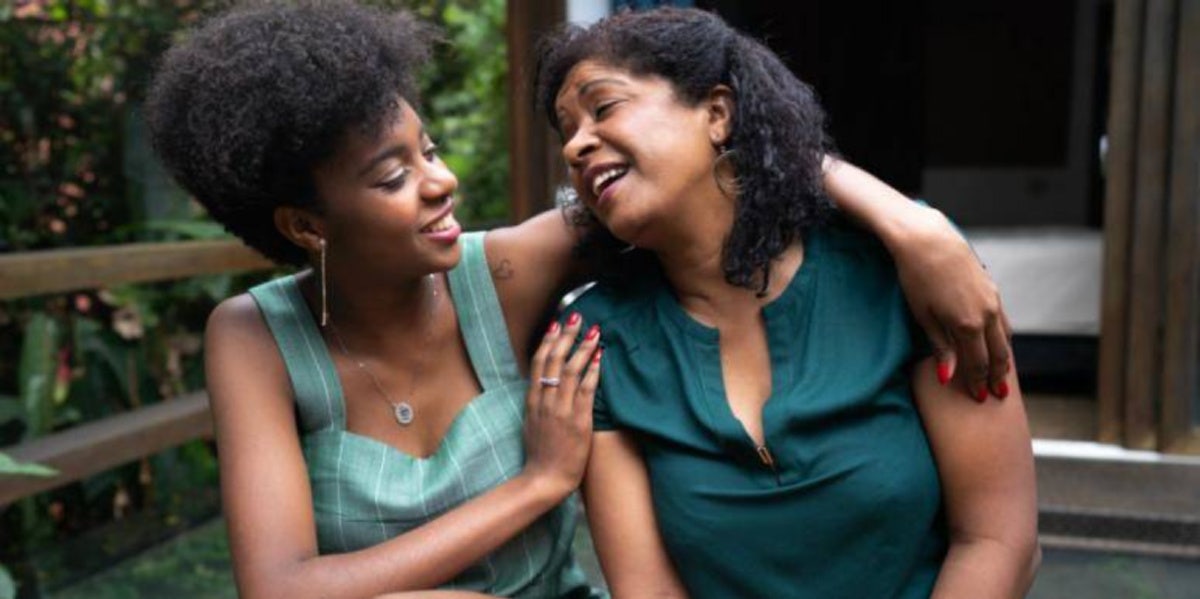 To The Stepmom Who Made My Family Whole Again daughter hugging mother