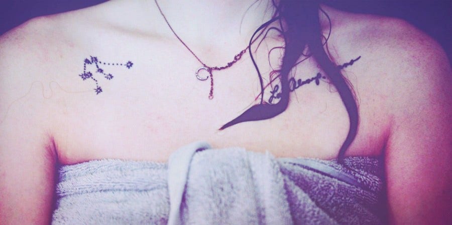 Collarbone Quote Tattoos | POPSUGAR Love & Sex