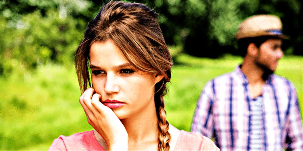 how to stop an argument in less than 5 minutes woman pouting during an argument