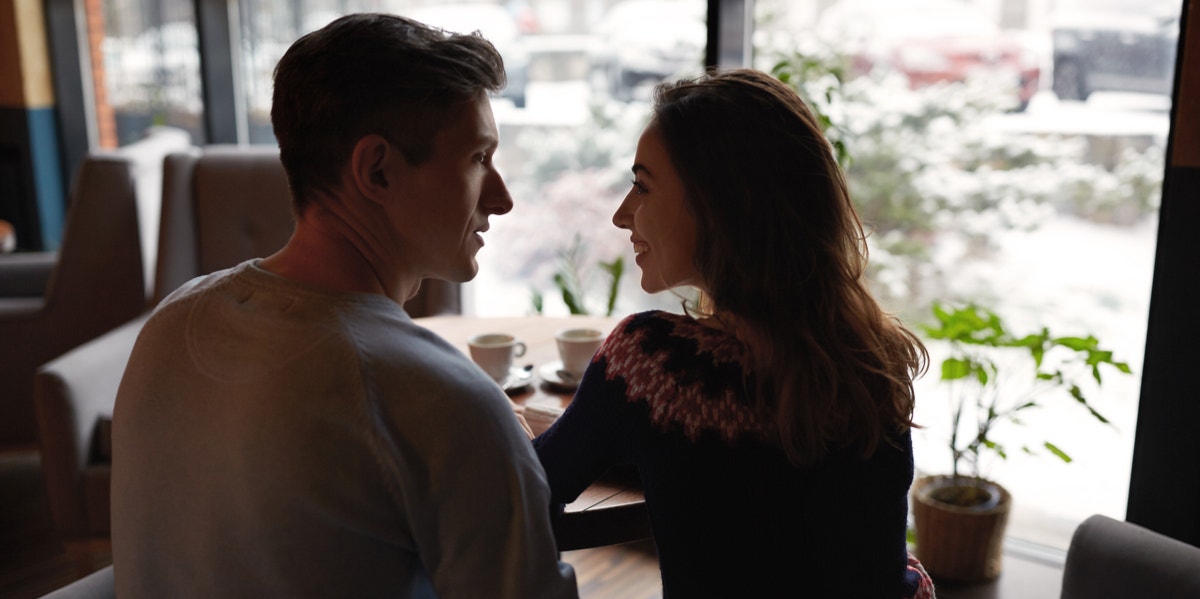 Stop Looking! Love Isn't Something You Find — Love Finds You woman and man talking