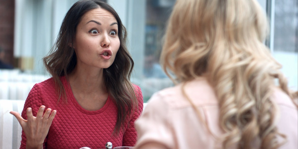 woman arguing with each other