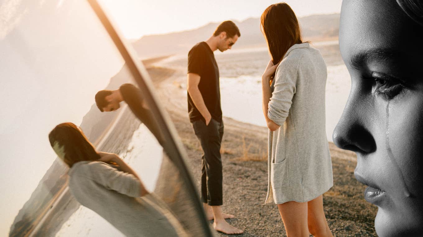 Couple going through a breakup