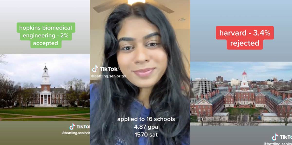 High School Senior Who Applied To 16 Schools Stresses Value of Extracurriculars— ‘Cheers to Character Development’ student tiktok college admissions extracurriculars