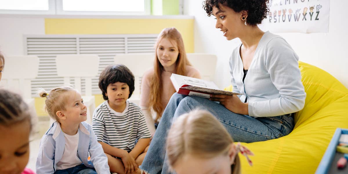 Students in a classroom