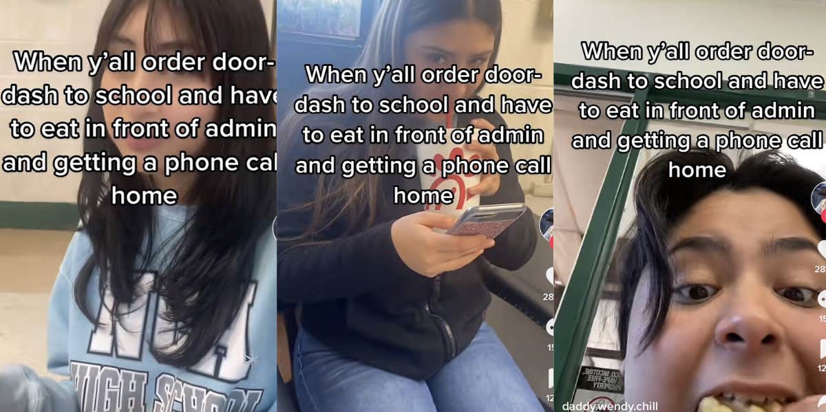 Students Sent To Principal's Office & Get Their Parents Called On Them After Ordering DoorDash Delivery To School students, school, DoorDash