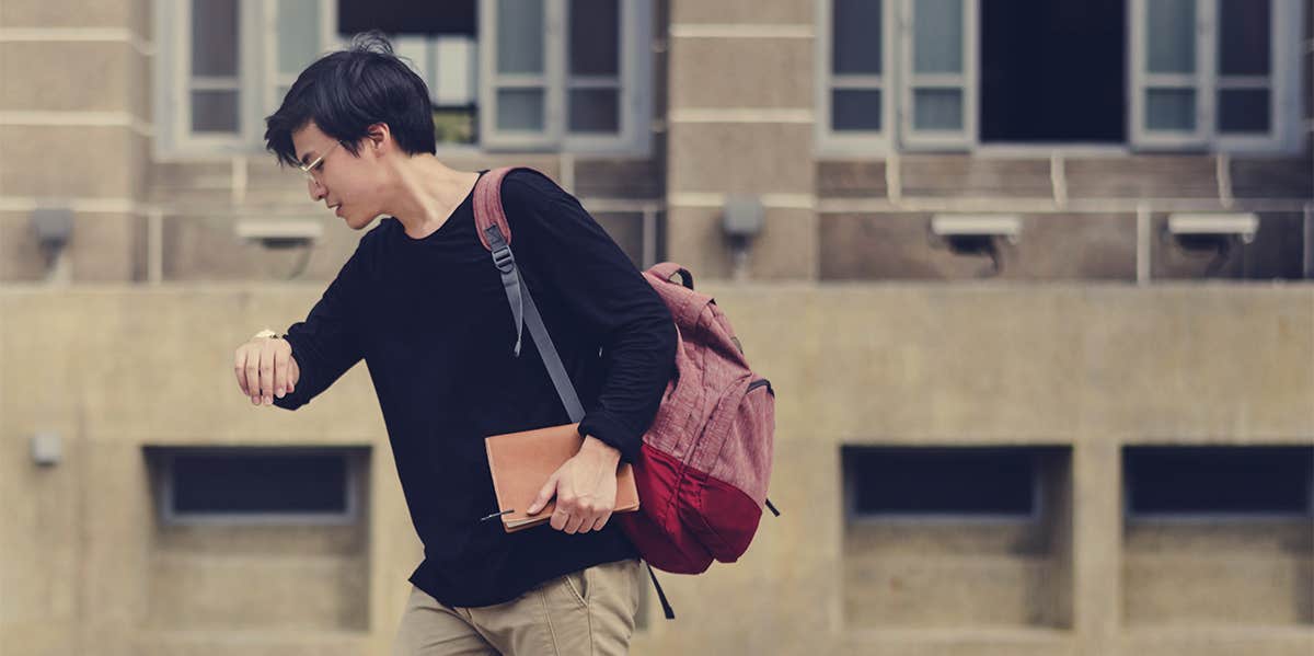 Study Reveals That Chronic Tardiness Is A Positive Trait guy running late