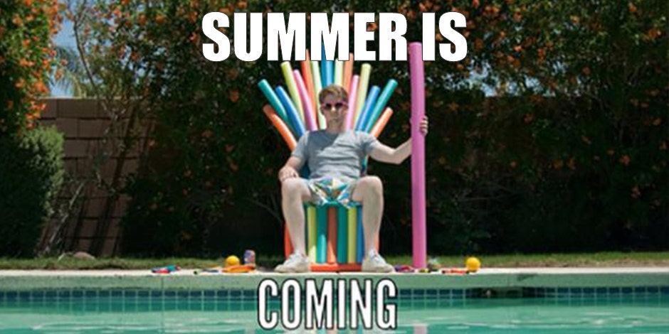 funny pool memes first day of summer