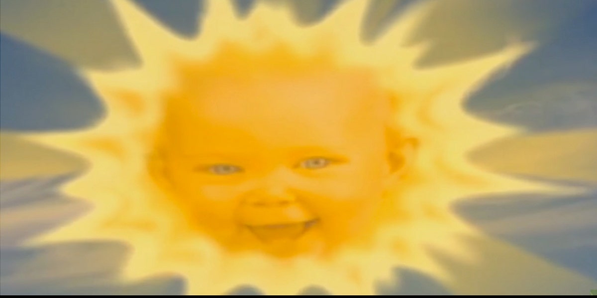 Teletubbies sun baby grown hot sale up