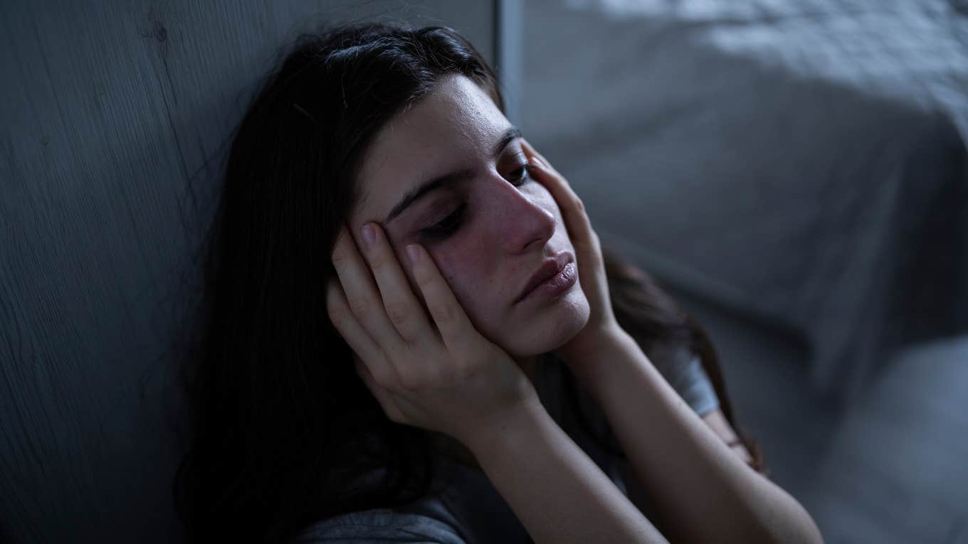 The Painful Reality You Face When You Decide To Cheat Depressed woman