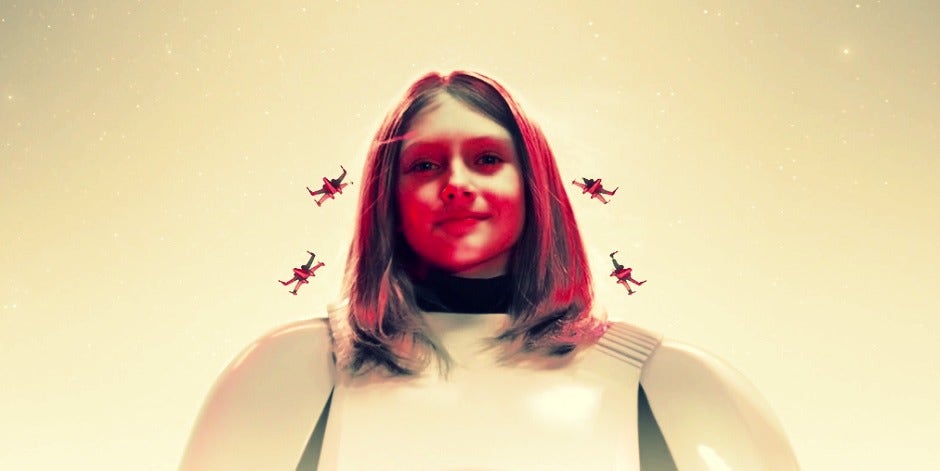 my daughter the girl in the star wars ad