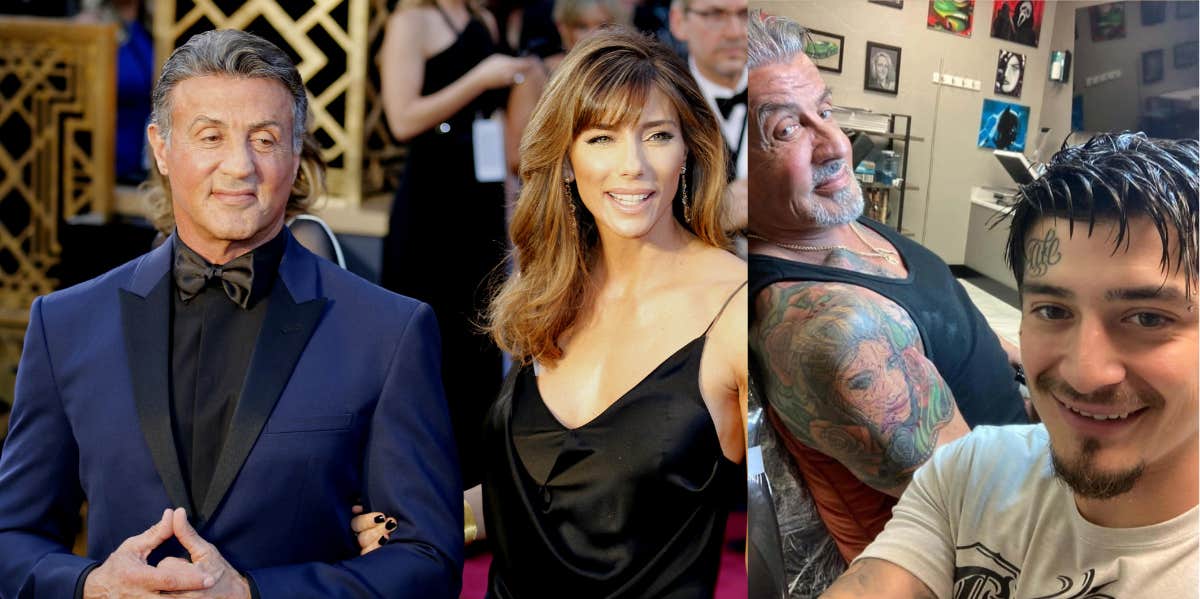 Shes an amazing woman Sylvester Stallone Shoots Down Insane Rumors of  Jennifer Flavin Divorcing Him Over New Dog Clarifies He Still Has a Tattoo  of Her on His Back  Animated Times
