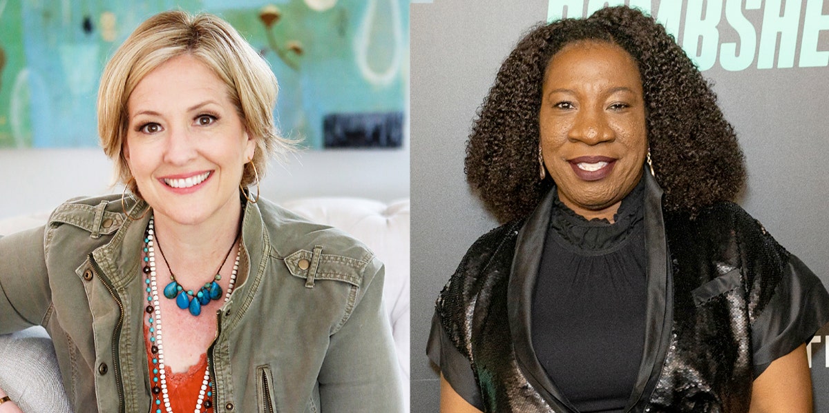 Brene Brown and Tarana Burke book headshots