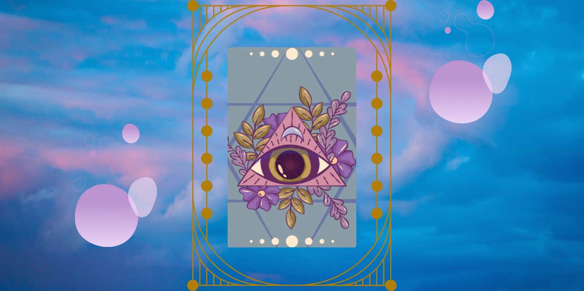 single tarot card