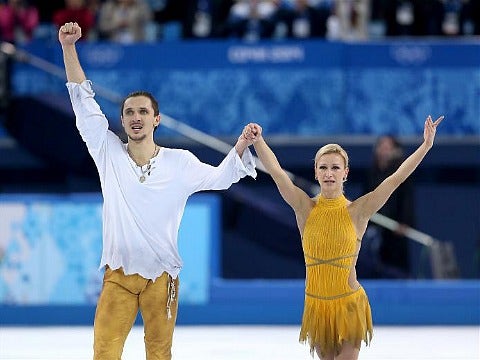 Tatiana Volosozhar, Maxim Trankov, Sochi Olympics