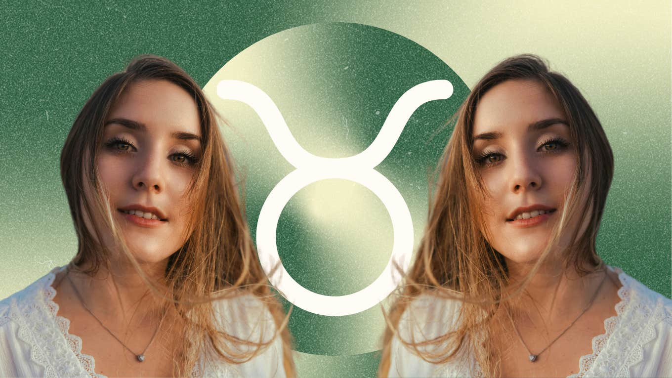 woman and taurus symbol