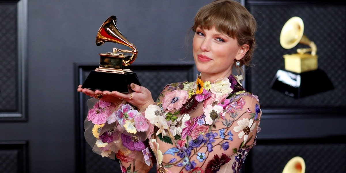 Taylor Swift at the Grammys