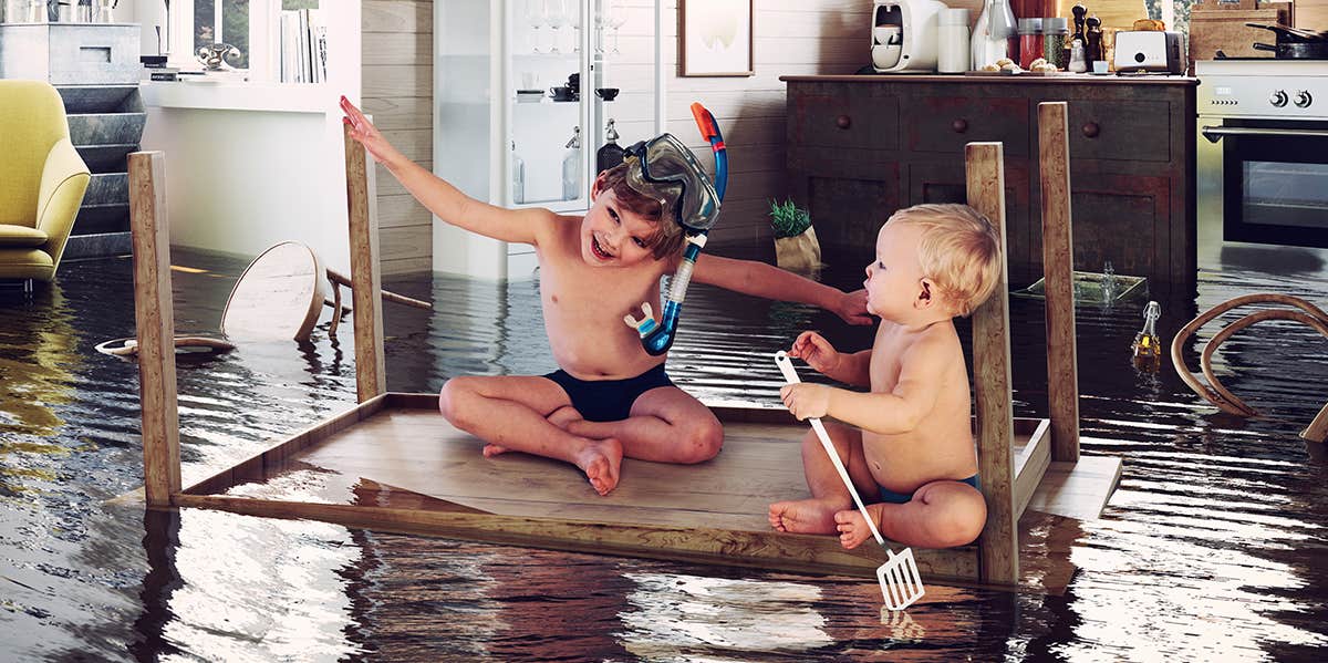 Ways You Can Teach Your Kids About Love (Without Saying A Word) siblings being silly together