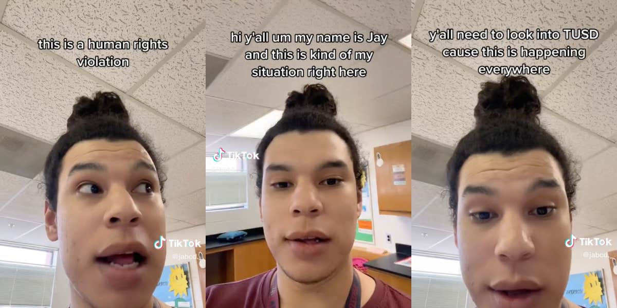 Teaching Assistant Reveals He Was Fired After Calling Out School Administrators For Putting Him In Charge Of Class He Had No Qualifications To Teach A teaching assistant on TikTok