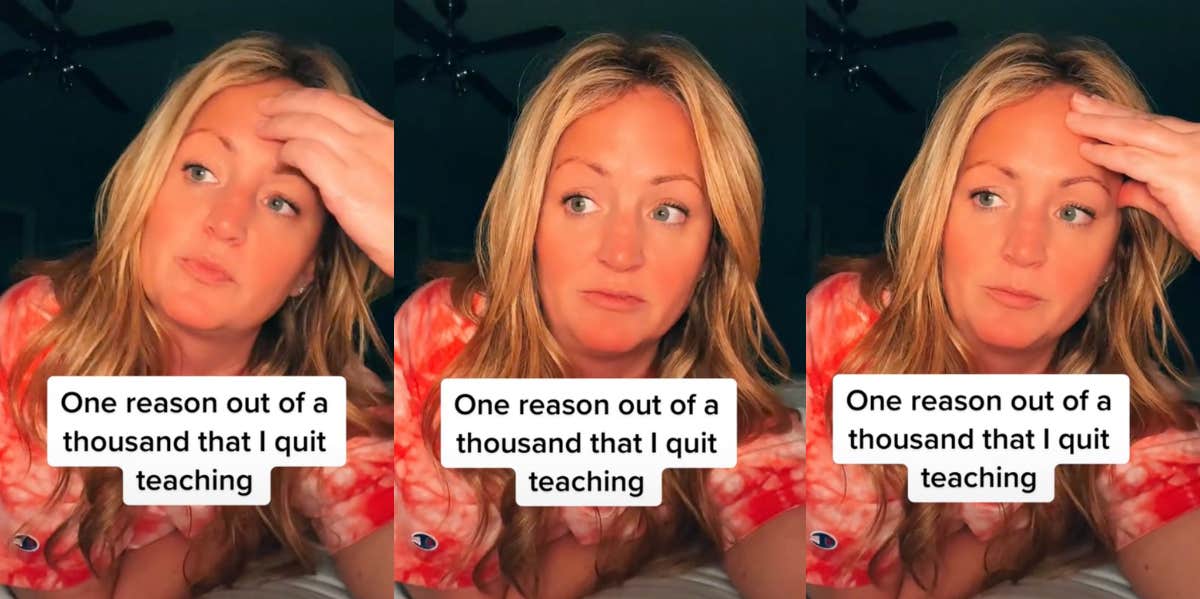 Former teacher on TikTok reveals why she quit