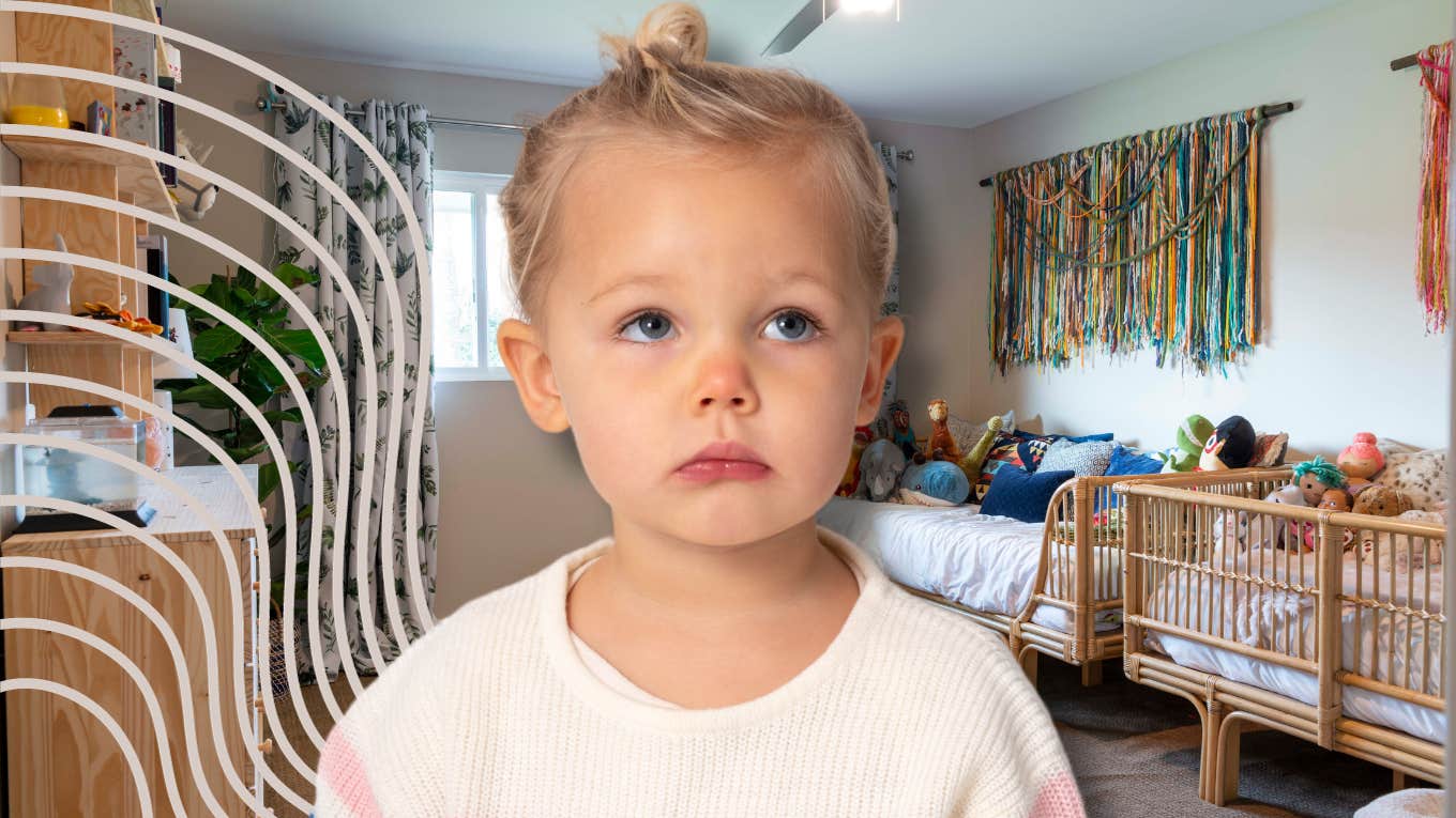 Tears And Broken Bonds: The Day My Daughter Forgot Me little girls big eyes looking up not recognizing who was in front of her