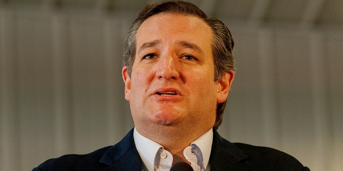 Republican Senator Ted Cruz of Texas
