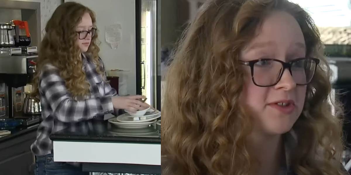 Teen Girl Reveals She Used Her College Savings To Buy A Restaurant Where She Worked As Dishwasher Samantha Frye