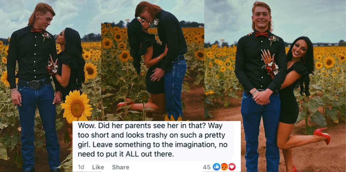 TikTok of comments and Homecoming photos