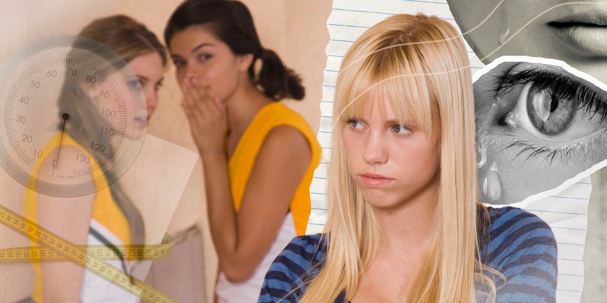 10 Women Reveal The First Time They Were Ever Called Fat girls gossiping about another girl