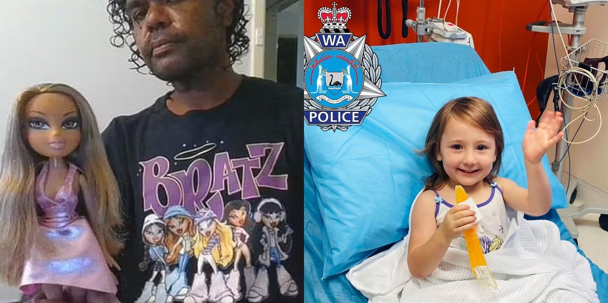 Terry Kelly Revealed To Have Had An Obsession With Bratz Dolls After Kidnapping Cleo Smith Terry Kelly, Cleo Smith