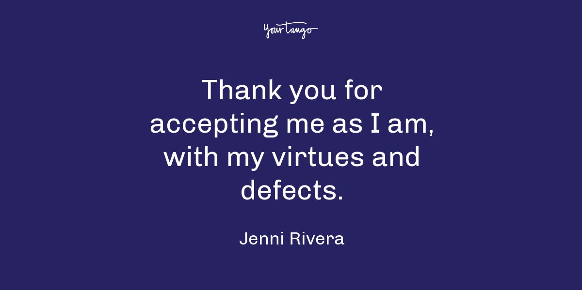 Jenni Rivera thankful quote