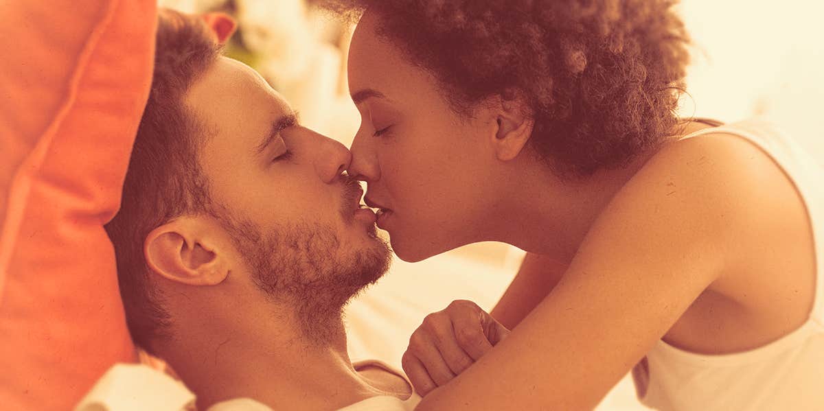 The Art Of Making Out With Your Husband woman and man kissing
