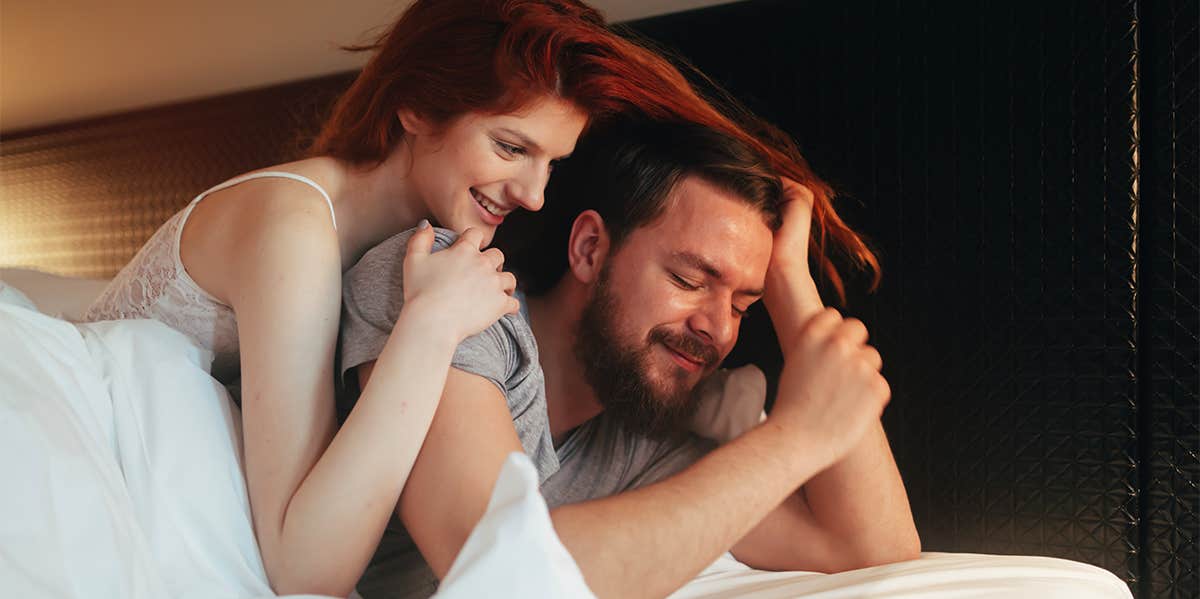 couple in bed together