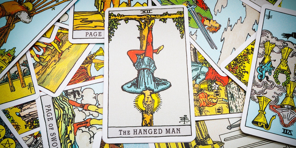 The Hanged Man Tarot Card Meanings, Tarot Oak