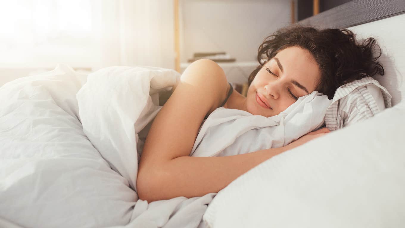 Does The Trending Sleepy Girl Mocktail Trending On TikTok Actually Work? woman sleeping