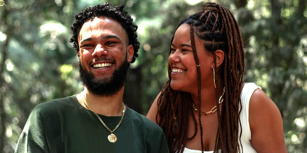 There Are 4 Types Of Daters — And Only One Is Worth Your Time smiling man and woman