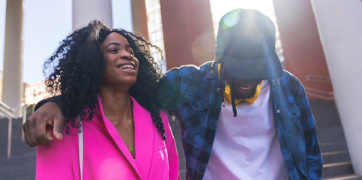 The New Rules Of Dating, According To Science man and woman flirting
