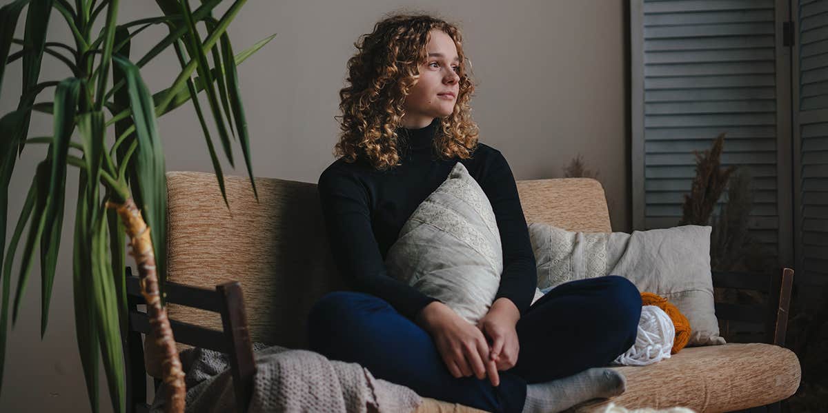 3 Things I Gave Up That Greatly Improved My Life content girl sitting at home