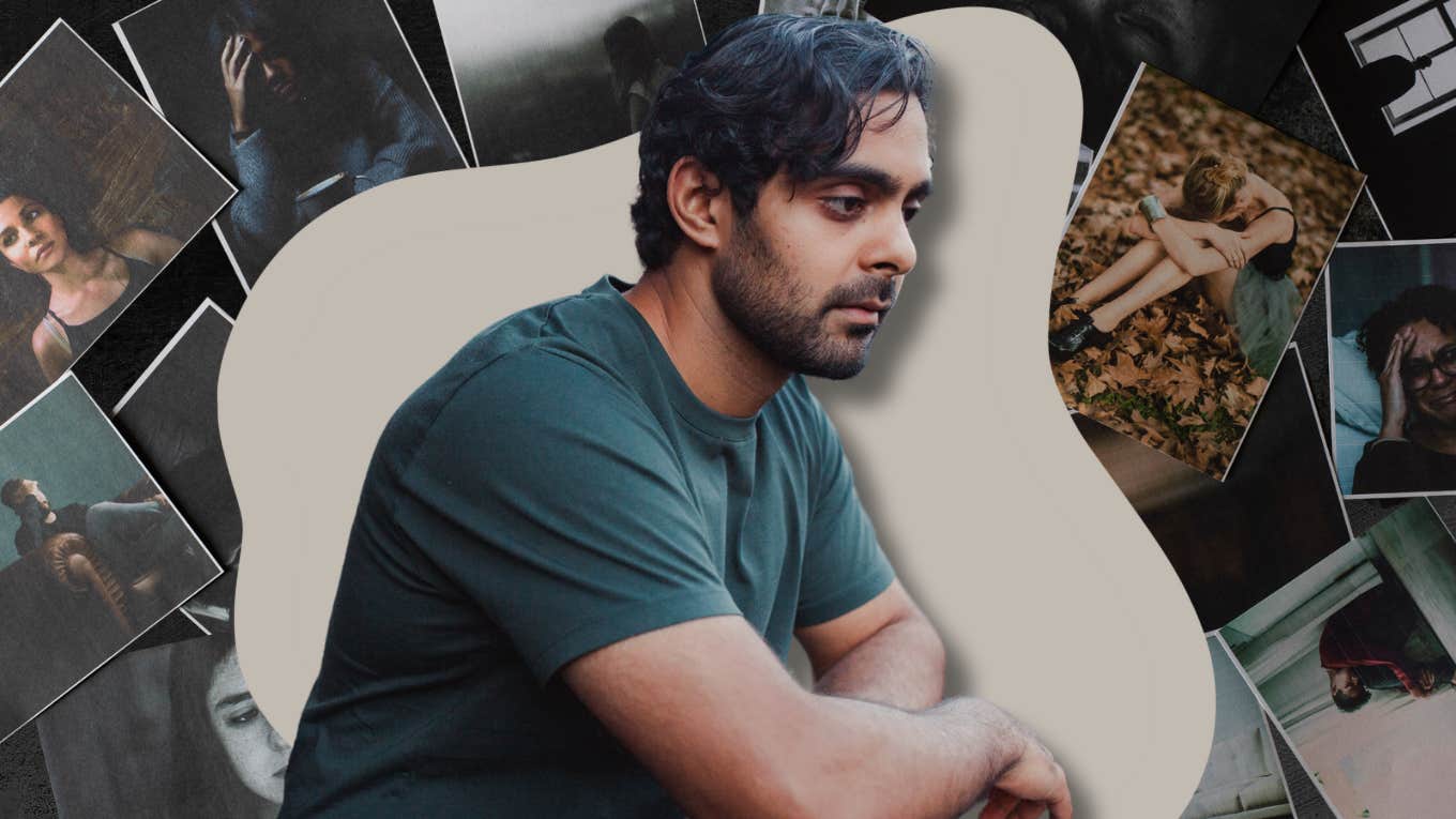 4 Heartbreaking Things People Battling Depression Won't Tell You Man disassociating