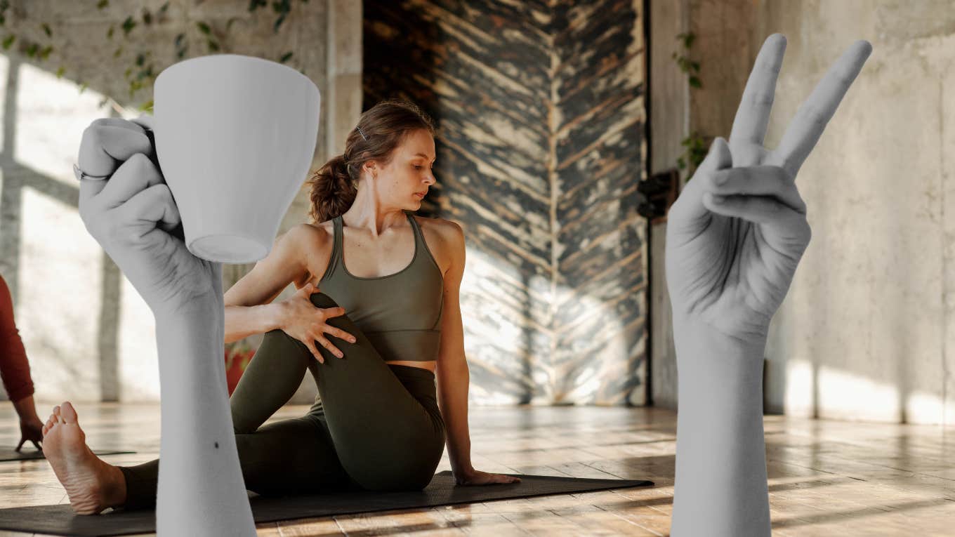 5 Things The Healthiest People Do Every Single Morning — No Excuses Woman spending her morning calmly