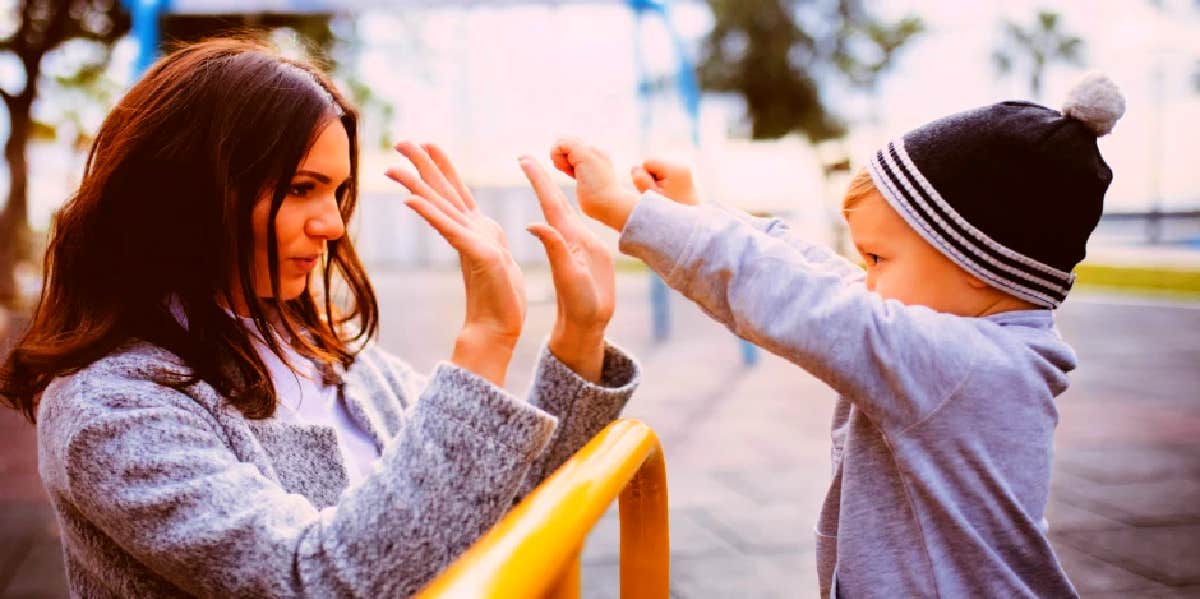 Things To Teach Your Son About How To Be A Man mother and son playing together