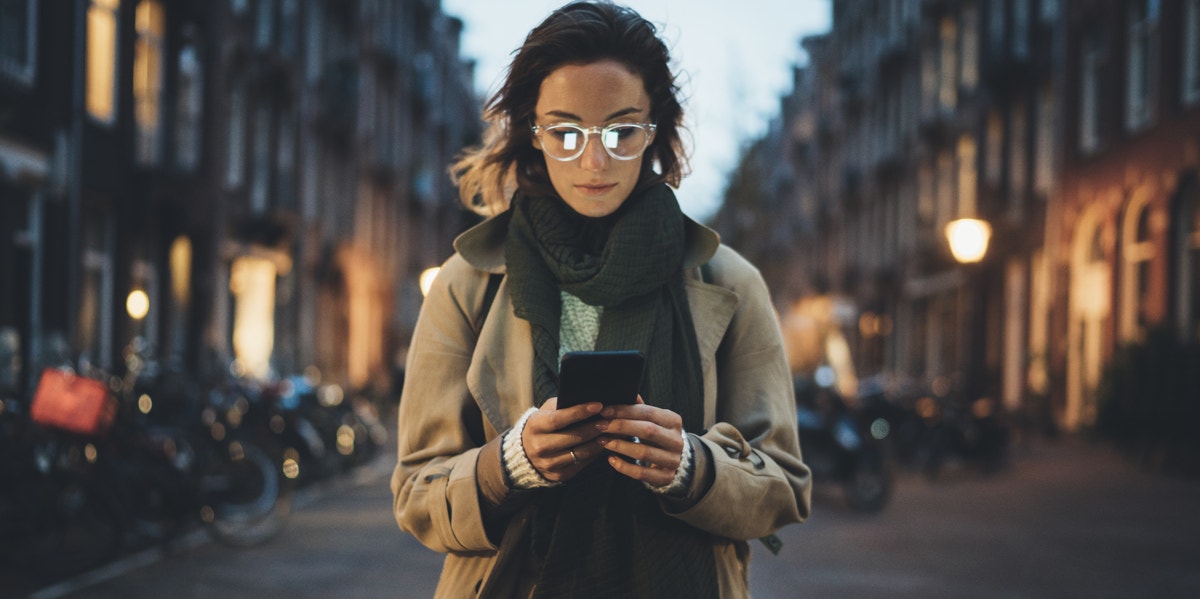 woman on phone