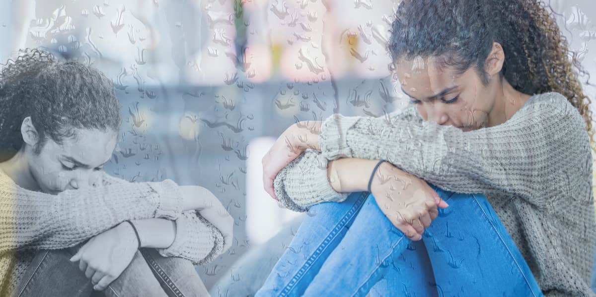 The 5 Emotions You Must Go Through Before You Can Truly Get Over Him Depressed woman