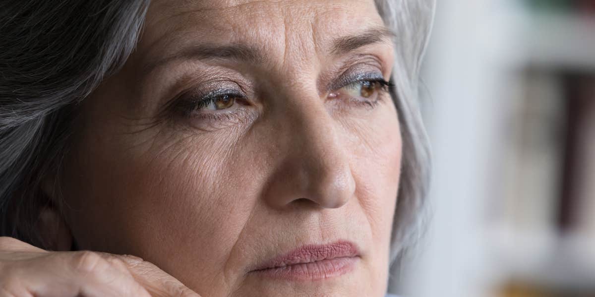 What Smoking For 30 Years Does To Your Face older woman's face