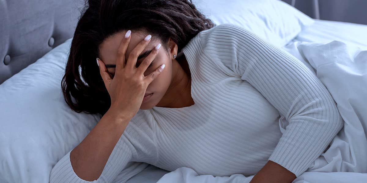 This Is What Your Brain Looks Like Without Sleep Or Insomnia woman with insomnia