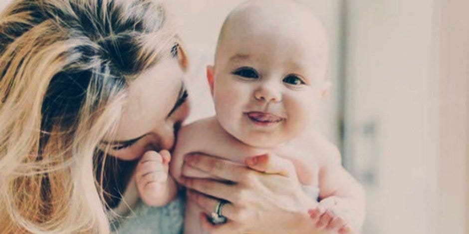 mom and baby mom and baby