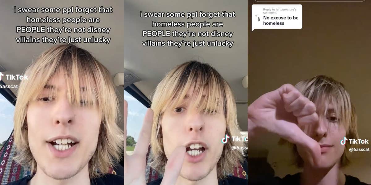 Man Calls Out People Who Think Addiction Is The Cause Of Homelessness TikToker dale limpson homelessness addiction