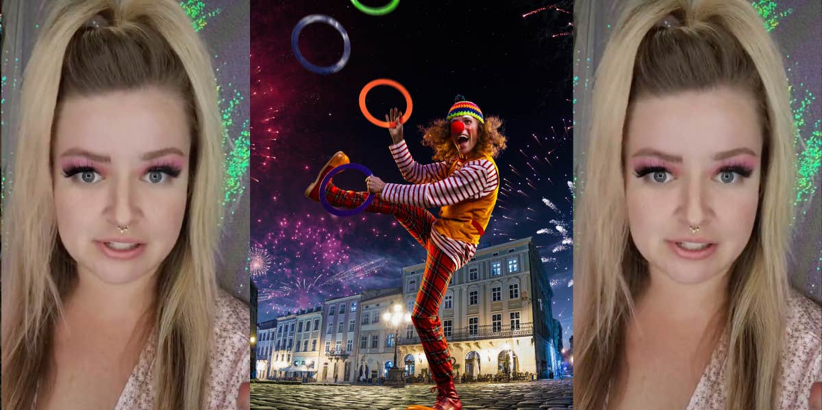 TikTok makeup artist, circus clown