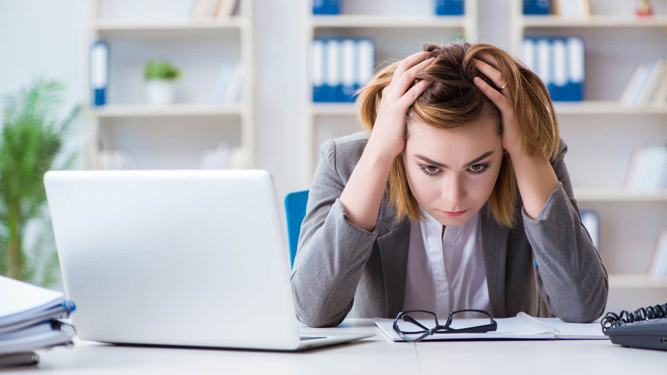 woman in her employee villain era due to three frustrating job issues