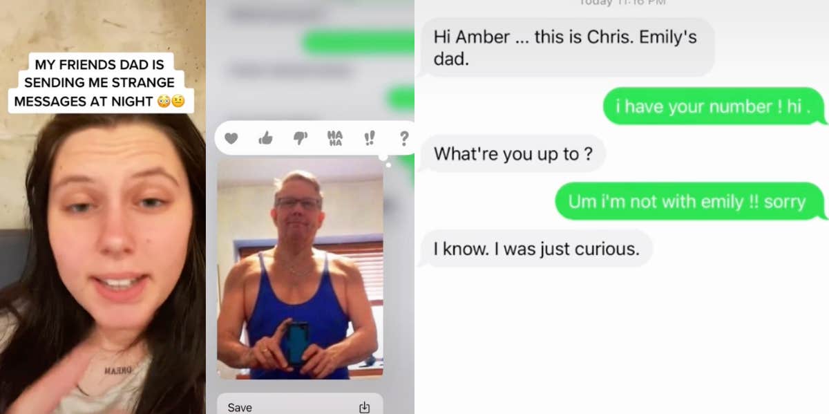 TikToker Shows Texts From Friend's Dad Asking Her On Date TikToker shows texts from friend's dad