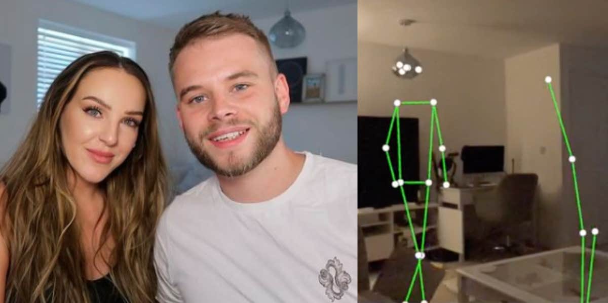 TikTok couple, ghost video